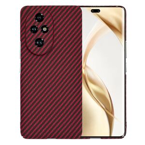 Husa pentru  Honor 200 Pro CarbonFiber UltraSlim, Lightweight, burgundy