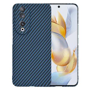 Husa pentru  Honor 90 CarbonFiber UltraSlim, Lightweight, albastru