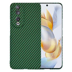 Husa pentru  Honor 90 CarbonFiber UltraSlim, Lightweight, verde