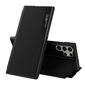 Husa pentru  Samsung Galaxy S24 Ultra tip carte, Smart View, negru