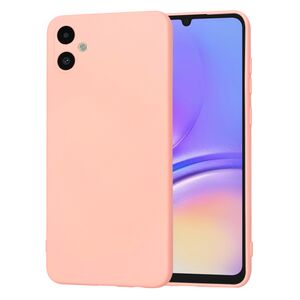 Husa pentru  Samsung Galaxy A05 Liquid Silicone, subțire, captusita cu microfibra, anti amprentă, protectie cameră foto, roz