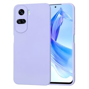Husa pentru  Honor 90 lite Liquid Silicone, subțire, captusita cu microfibra, anti amprentă, protectie cameră foto, lavanda