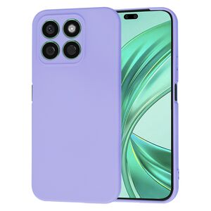 Husa pentru  Honor X8b Liquid Silicone, subțire, captusita cu microfibra, anti amprentă, protectie cameră foto, lavanda