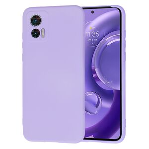 Husa pentru  Motorola Moto Edge 30 NEO Liquid Silicone, subțire, captusita cu microfibra, anti amprentă, protectie cameră foto, lavanda