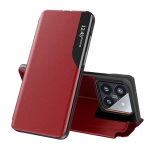 Husa pentru  Xiaomi 14 Pro tip carte, Smart View, rosu