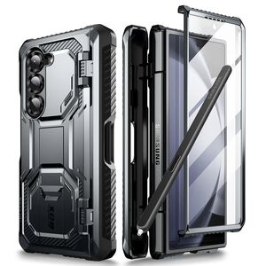 [Pachet 360°] Husa + folie Samsung Galaxy Z Fold 6 I-Blason Armorbox, negru