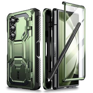 [Pachet 360°] Husa + folie Samsung Galaxy Z Fold 6 I-Blason Armorbox, verde
