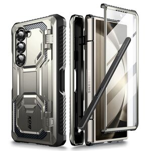 [Pachet 360°] Husa + folie Samsung Galaxy Z Fold 6 I-Blason Armorbox, gri