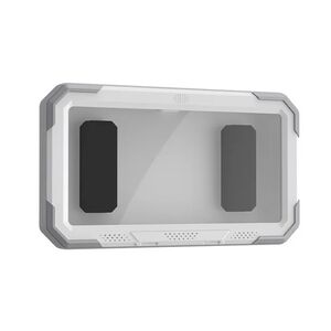 Suport Telefon Ajustabil 360° Impermeabil cu Montare Autoadezivă - Compatibil Universal pentru Baie, Dormitor, Bucătărie, alb