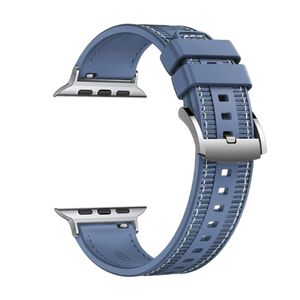 Curea pentru Apple Watch 4, 5, 6, 7, 8, 9, SE, SE2, Ultra, Ultra 2 (38/40/41mm) - albastru