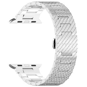 Curea pentru Apple Watch 4, 5, 6, 7, 8, 9, SE, SE2, Ultra, Ultra 2 (38/40/41mm) - argintiu