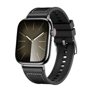 Curea pentru Apple Watch 4, 5, 6, 7, 8, 9, SE, SE2, Ultra, Ultra 2 (38/40/41mm) - negru