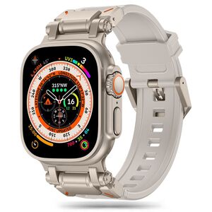 Curea pentru Apple Watch 4, 5, 6, 7, 8, 9, SE, SE2, Ultra, Ultra 2 (42/44/45/49mm) - argintiu