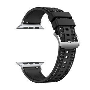 Curea pentru Apple Watch 4, 5, 6, 7, 8, 9, SE, SE2, Ultra, Ultra 2 (42/44/45/49mm) - negru
