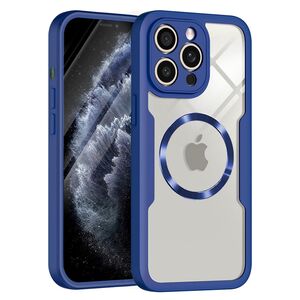 Pachet 360: Husa cu folie integrata pentru  iPhone 11 Pro cu MagSafe Cover360 fata / spate - albastru