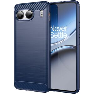 Husa pentru OnePlus Nord 4 Carbon Liquid Silicone, albastru