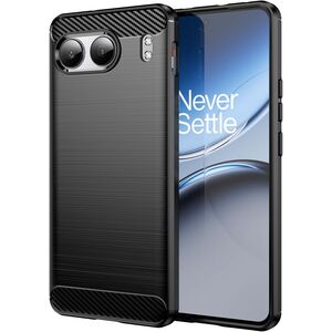 Husa pentru OnePlus Nord 4 Carbon Liquid Silicone, negru