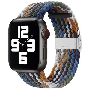 Curea pentru Apple Watch 4, 5, 6, 7, 8, 9, SE, SE2, Ultra, Ultra 2 (38/40/41mm) - gri albastru