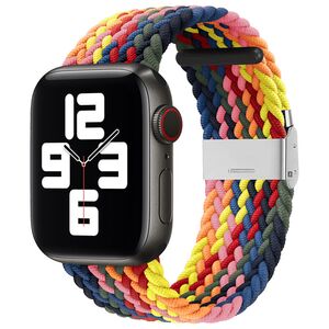 Curea pentru Apple Watch 4, 5, 6, 7, 8, 9, SE, SE2, Ultra, Ultra 2 (42/44/45/49mm) - galben albastru