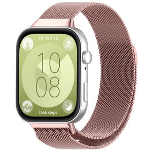 Curea pentru Huawei Fit 3 Steinless Steel - roz