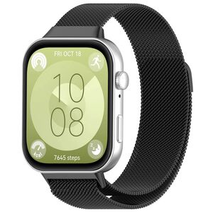 Curea pentru Huawei Fit 3 Steinless Steel - negru