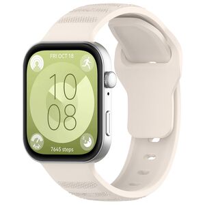 Curea pentru Huawei Fit 3 din silicon - crem