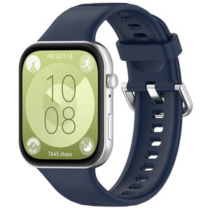 Curea pentru Huawei Fit 3 din silicon - albastru intens