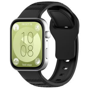 Curea pentru Huawei Fit 3 din silicon - negru