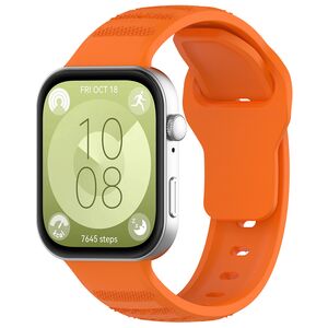 Curea pentru Huawei Fit 3 din silicon - portocaliu