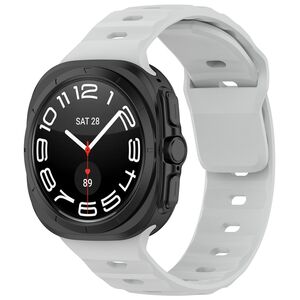 Curea pentru Samsung Galaxy Watch Ultra 47mm din silicon - gri