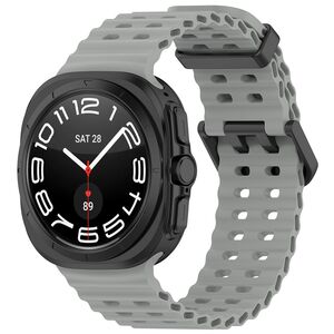 Curea pentru Samsung Galaxy Watch Ultra 47mm din silicon - gri