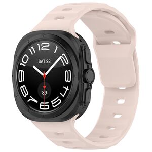 Curea pentru Samsung Galaxy Watch Ultra 47mm din silicon - roz