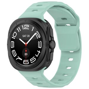 Curea pentru Samsung Galaxy Watch Ultra 47mm din silicon - verde