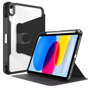 Husa pentru iPad 11 2025, iPad 10 2022 rotativa de tip stand cu functie sleep/wake-up si slot pentru stylus, negru