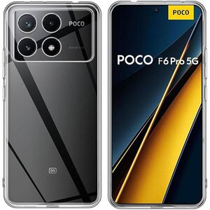 Husa pentru Poco F6 Pro Anti-Shock 1.5mm, protectie lentile, transparent