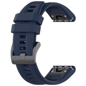 Curea pentru Garmin Fenix 3/3 HR/5X/5X Plus/6X/6X Pro/7X/7X Pro Solar 26 mm din silicon - albastru