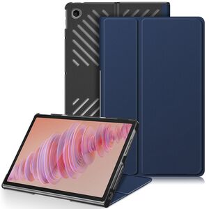 Husa pentru Lenovo Tab Plus 11.5, cu functie wake-up/sleep, tip stand, navy blue