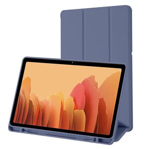 Husa pentru Samsung Galaxy Tab A7 10.4 inch Soft Shell cu functie wake-up/sleep si compartiment pentru stylus, tip stand - mov