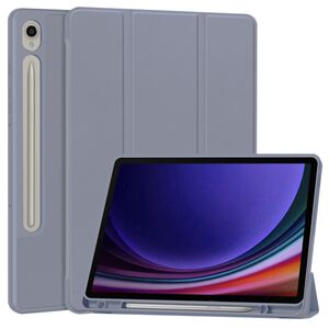 Husa pentru Samsung Galaxy Tab S9 / S9 FE / S10 FE  usoara si subtire cu functie wake-up/sleep si compartiment pentru stylus, tip stand - mov