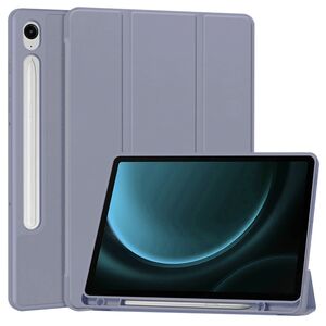 Husa pentru Samsung Galaxy Tab S9 / S9 FE / S10 FE usoara si subtire cu functie wake-up/sleep si compartiment pentru stylus, tip stand - mov