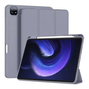 Husa pentru Xiaomi Pad 6, Pad 6 Pro Soft Shell cu functie wake-up/sleep si compartiment pentru stylus, tip stand - mov