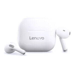 Casti half-in-ear wireless Bluetooth Lenovo ThinkPlus LP40, alb