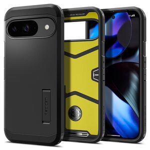 Husa premium pentru  Google Pixel 9 / 9 Pro Spigen Tough Armor - negru