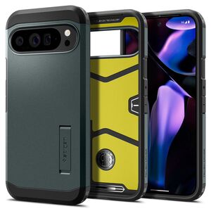 Husa premium pentru  Google Pixel 9 Pro XL Spigen Tough Armor - verde
