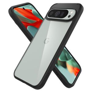 Husa premium pentru  Google Pixel 9 Pro XL Spigen Ultra Hybrid transparent - negru