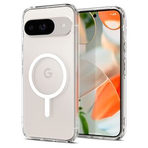 Husa premium pentru  Google Pixel 9 / 9 Pro Spigen Ultra Hybrid MagSafe OneTap Ring - transparent