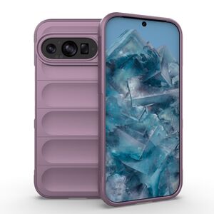 Husa pentru  Google Pixel 9 Pro Liquid Silicone, Microfibre Lining, Non-Slip Airbag Design, mov
