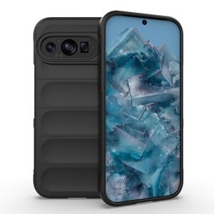 Husa pentru  Google Pixel 9 Pro Liquid Silicone, Microfibre Lining, Non-Slip Airbag Design, negru