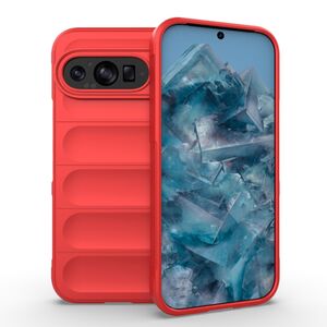 Husa pentru  Google Pixel 9 Pro Liquid Silicone, Microfibre Lining, Non-Slip Airbag Design, rosu