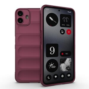 Husa pentru  Nothing CMF Phone 1 Liquid Silicone, Microfibre Lining, Non-Slip Airbag Design, bordeaux